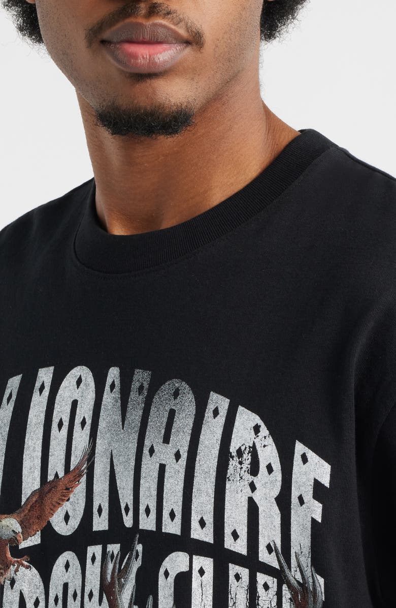 Billionaire Boys Club Smokey Short Sleeve Logo Graphic T-Shirt, Alternate, color, Black