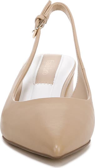 Racer Slingback Pointed Toe Pump