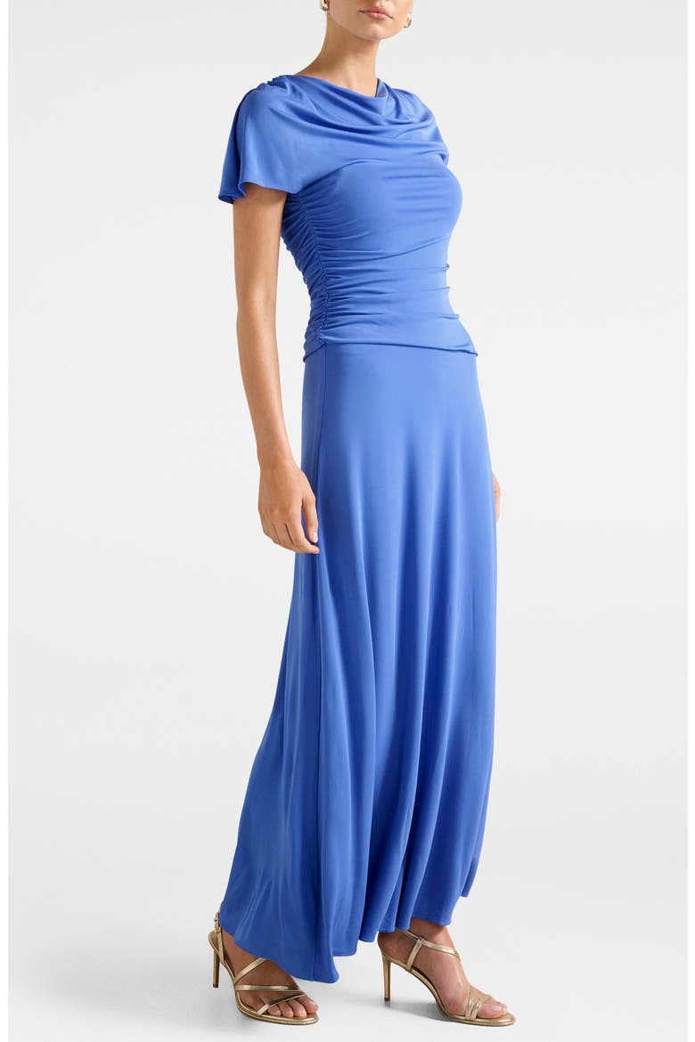 Gemini Jersey Maxi Dress, Alternate, color, CORNFLOWER BREEZE