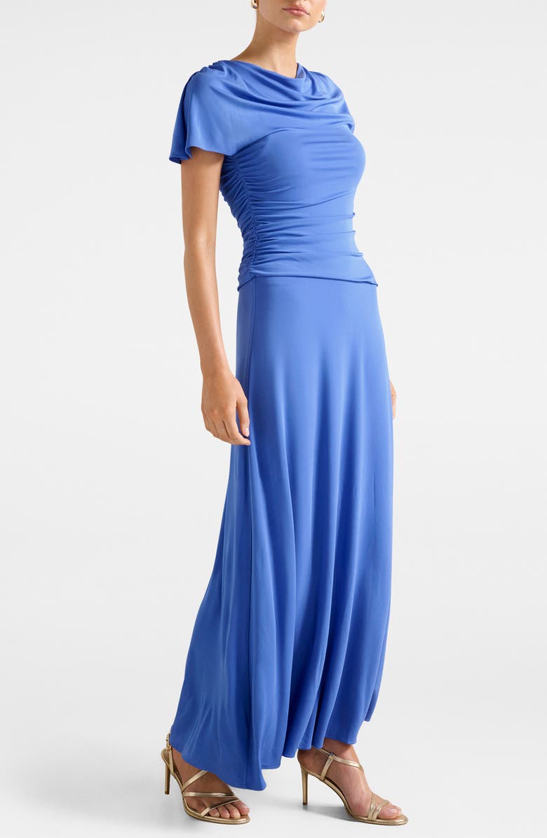 Ever New Gemini Jersey Maxi Dress, Alternate, color, Cornflower Breeze