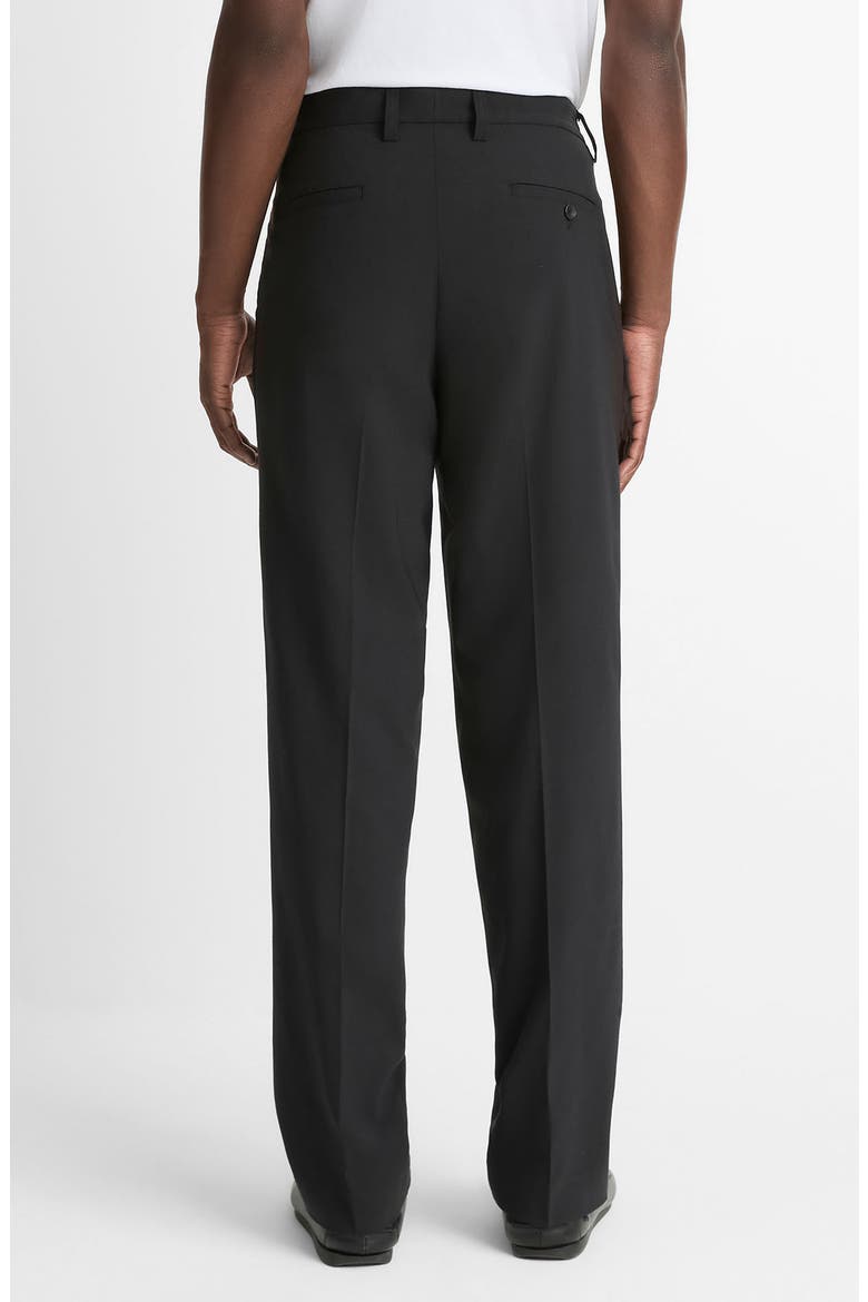Pleated Black Stretch Dress Pants, Alternate, color, BLACK