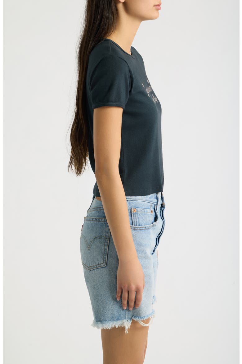 Rising Sign Slim Graphic Ringer Tee, Alternate, color, VINTAGE BLACK