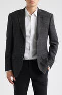 Emporio Armani Slub Wool Blend Sport Coat
