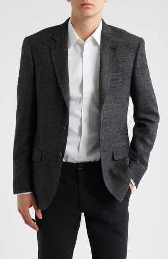 Emporio Armani Slub Wool Blend Sport Coat