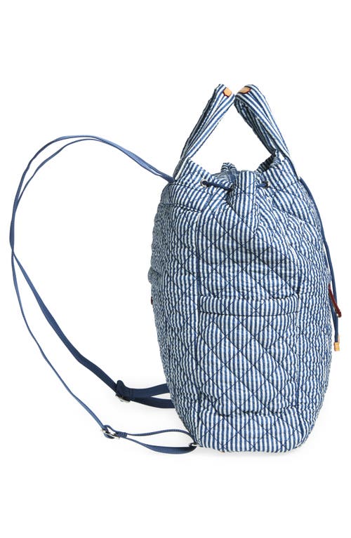 Mz Wallace Metro Quilted Nylon Convertible Backpack