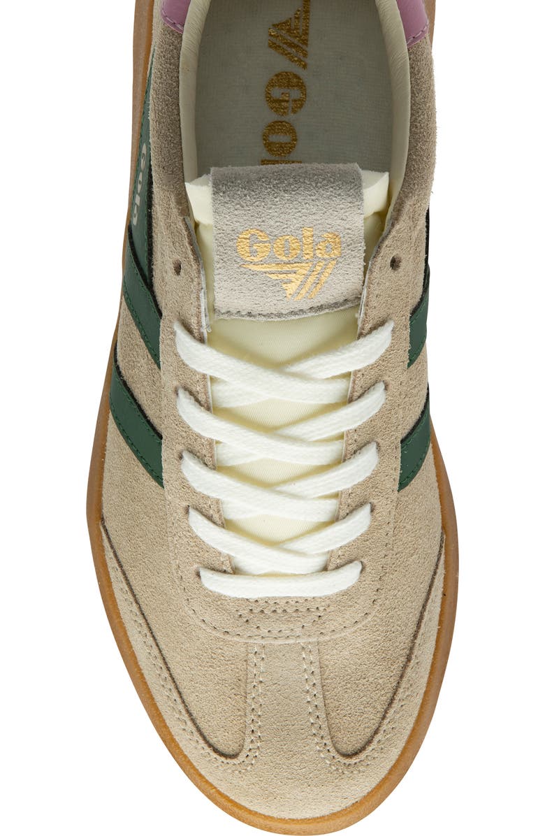Gola Athena Sneaker, Alternate, color, Bone/ Evergreen/ Candy/ Gum