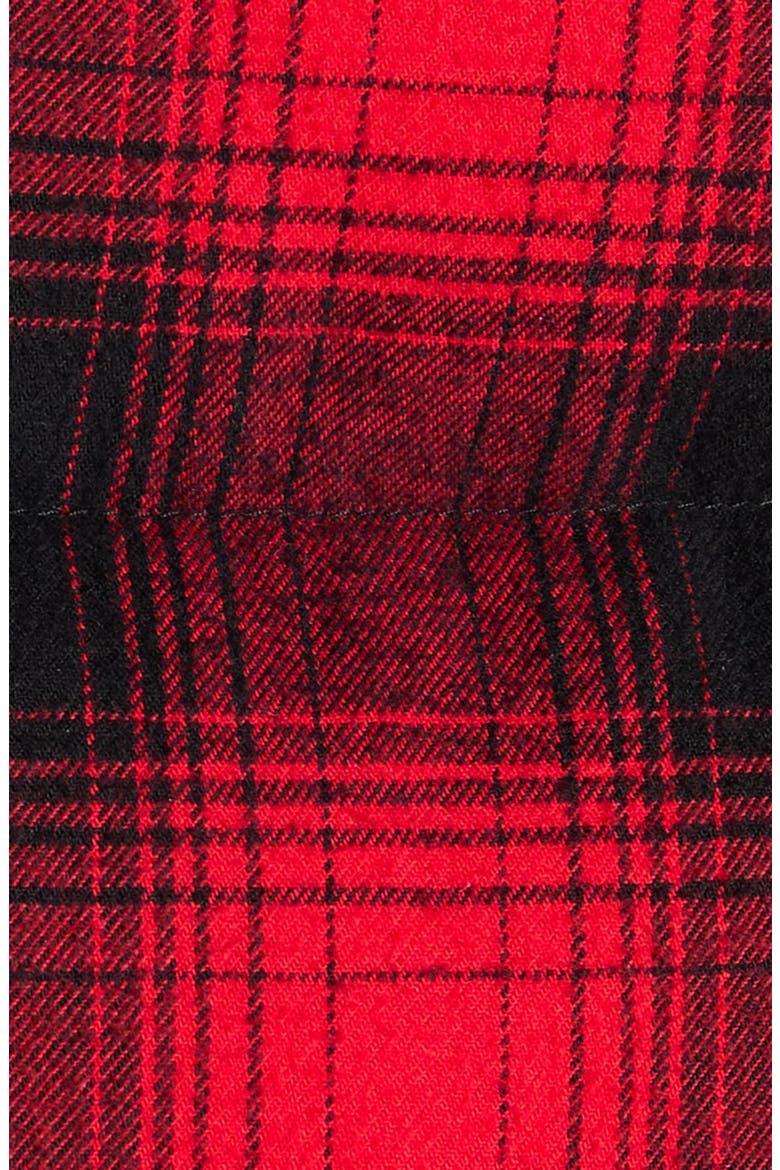 Airor Buffalo Check Down Puffer Jacket, Alternate, color, RED/ BLACK CHECK