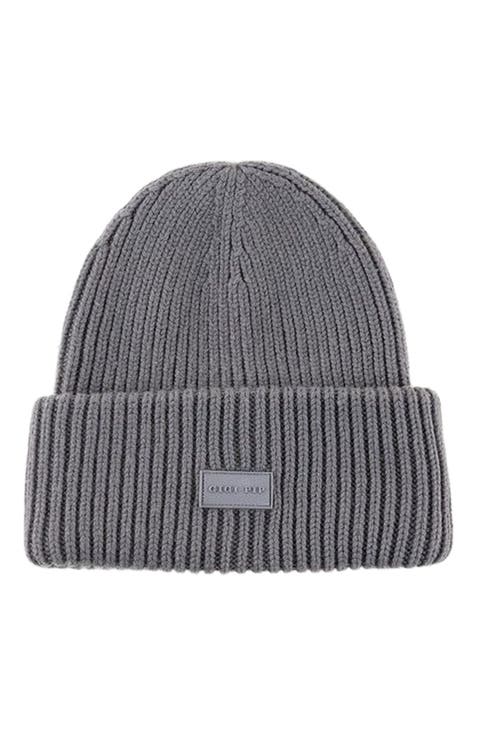 ◇KHAKIPOINT◇ Ribbed Beanie gray ribbed-knit-beanie-light-grey-