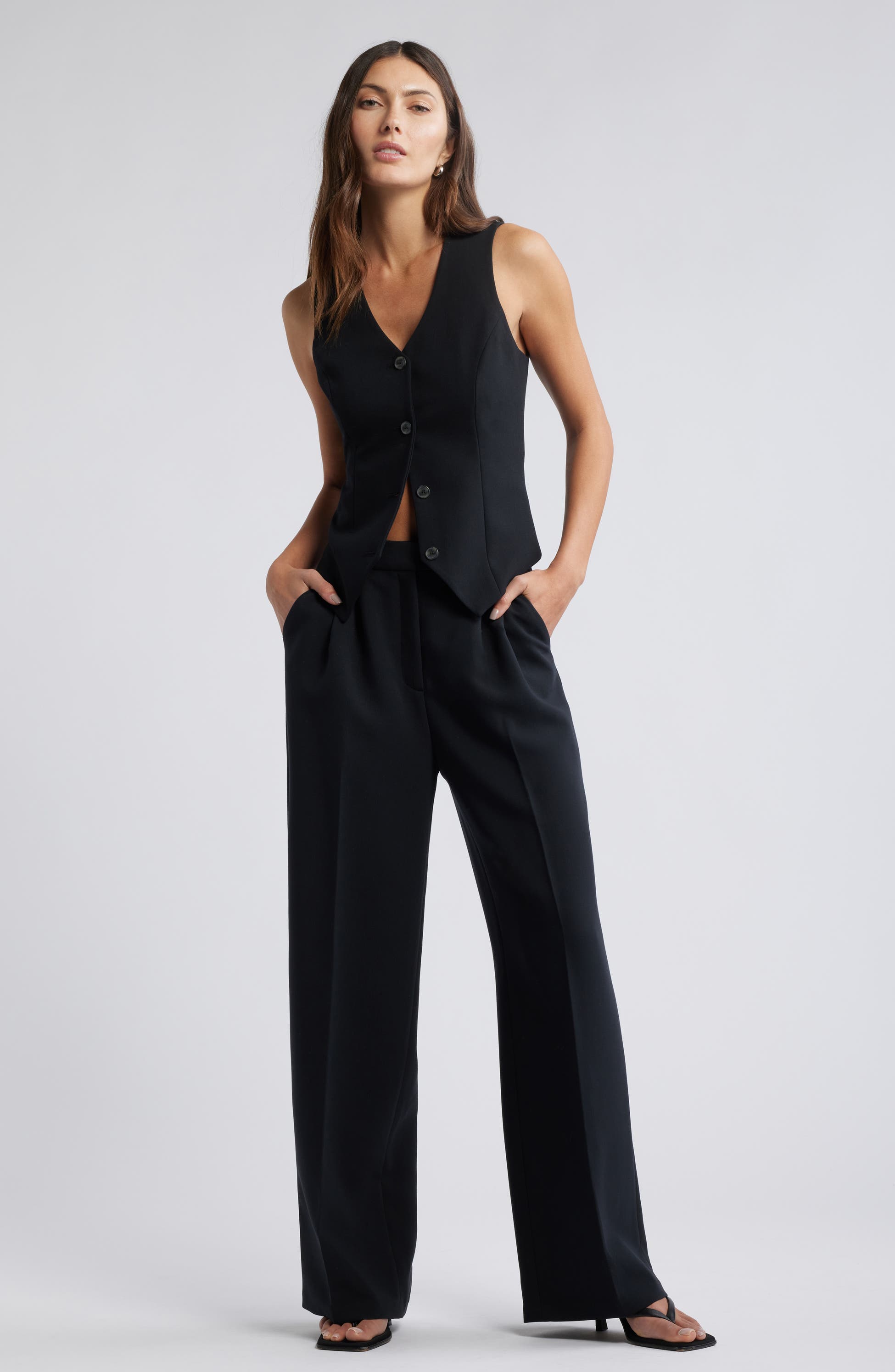 Open Edit The Icon Trousers, Alternate, color, Black