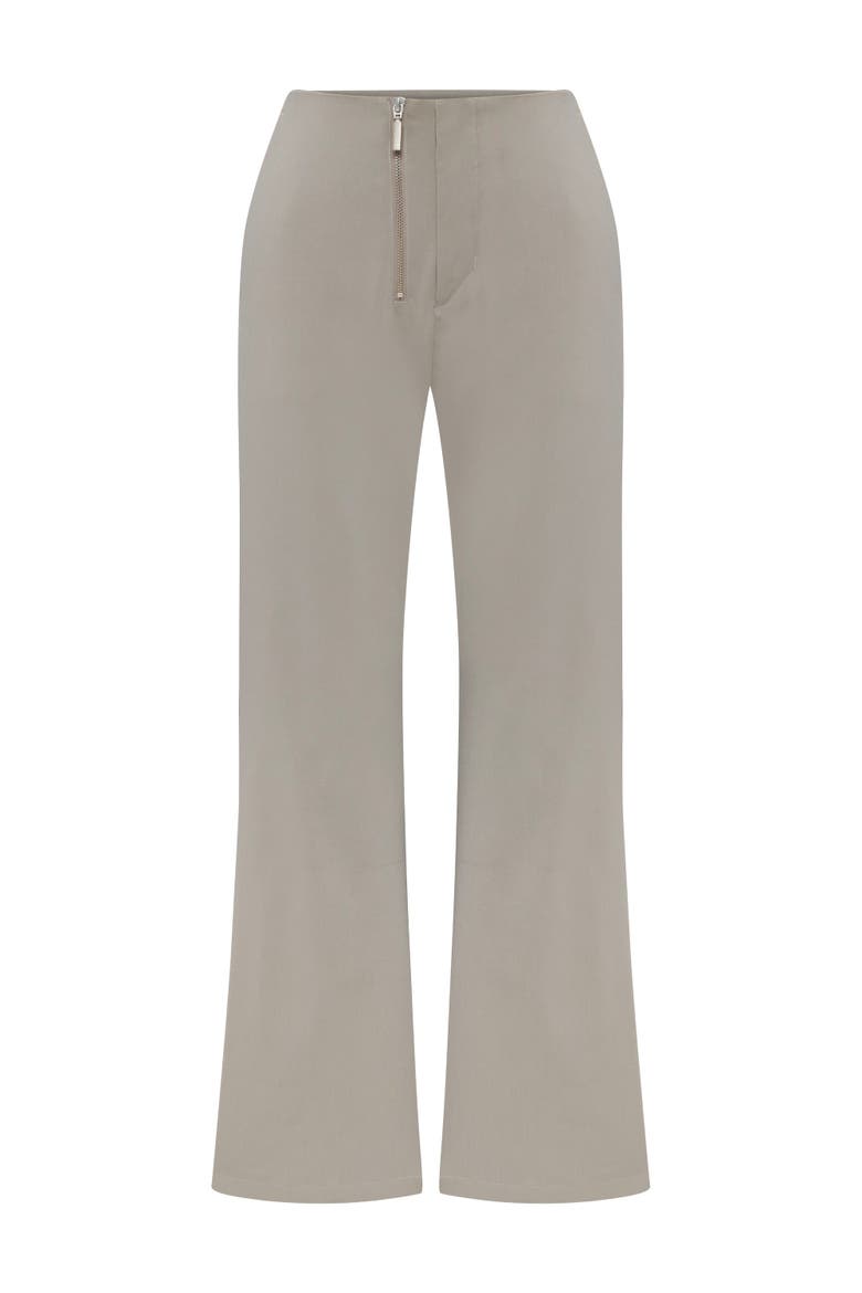 Cotton Woven Regular Fit Flare Pant, Main, color, beige