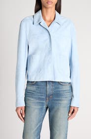 TOM FORD Lambskin Suede Overshirt