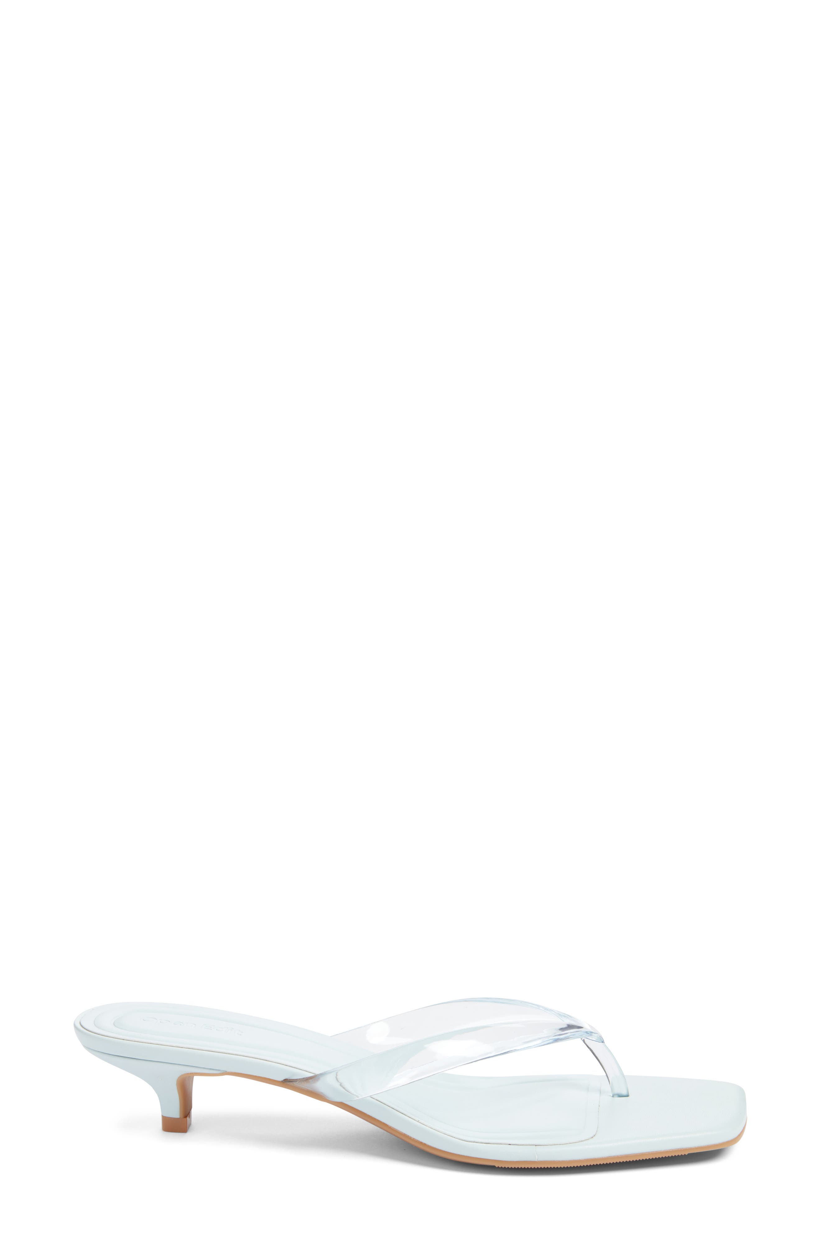 Tori Kitten Heel Flip Flop, Alternate, color, BLUE ICE