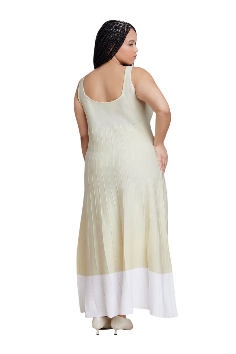 Contrast Hem Sweater Dress, Alternate, color, LIGHT YELLOW