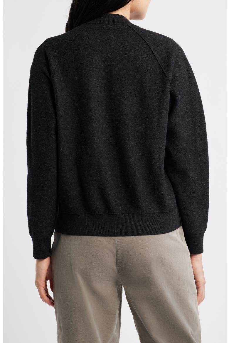 Wool Bomber Jacket, Alternate, color, CHARCOAL