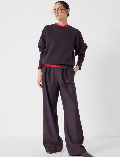 Hush Puff Sleeve Sweatshirt In Black