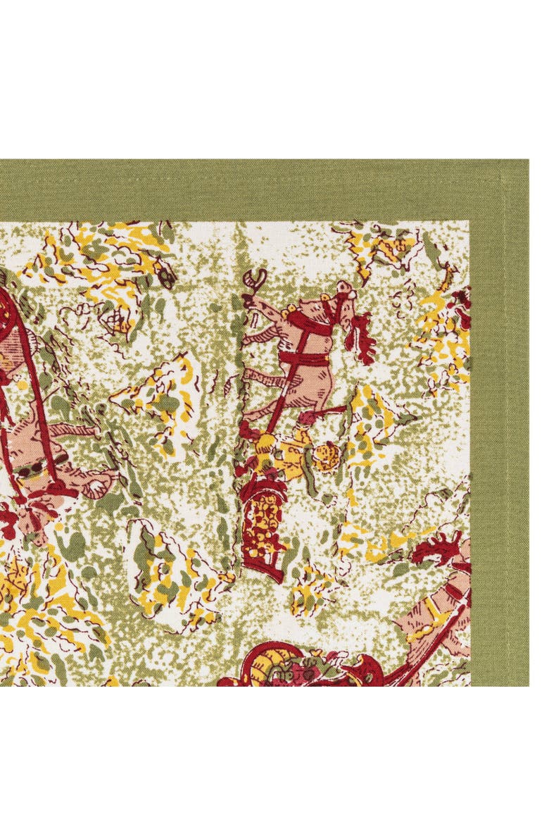 Renne Mats, Alternate, color, Red/Green 15" x 18"