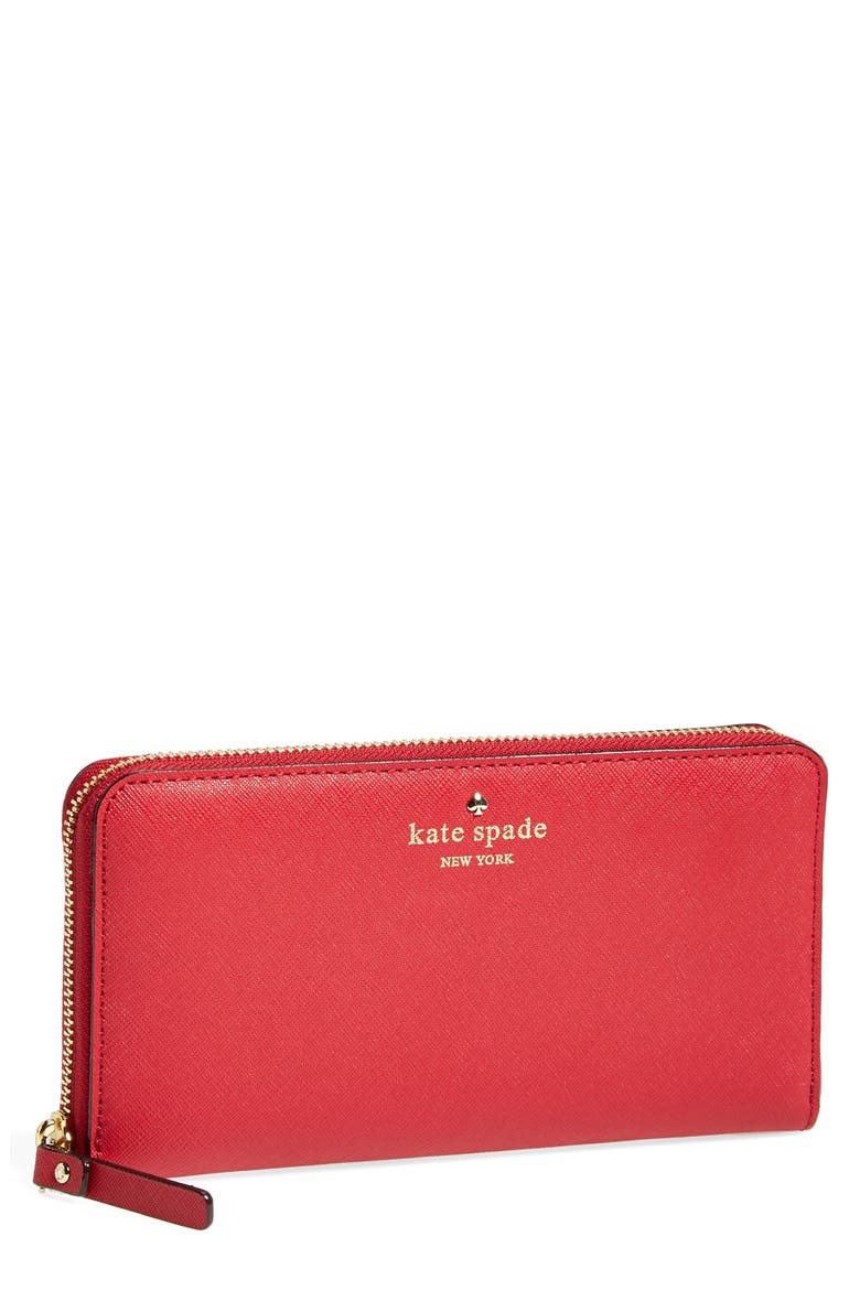 'cedar street - lacey' wallet, Main, color, DYNASTY RED