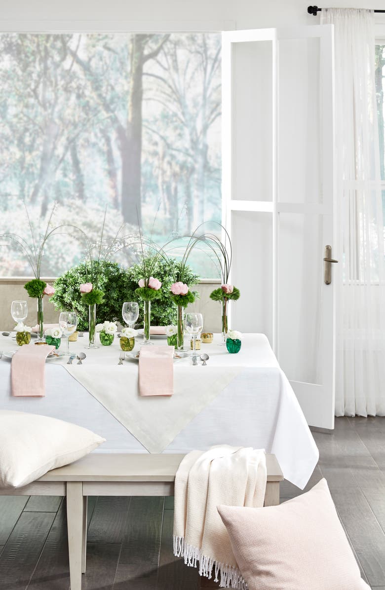 SFERRA Cartlin Oblong Tablecloth, Alternate, color,