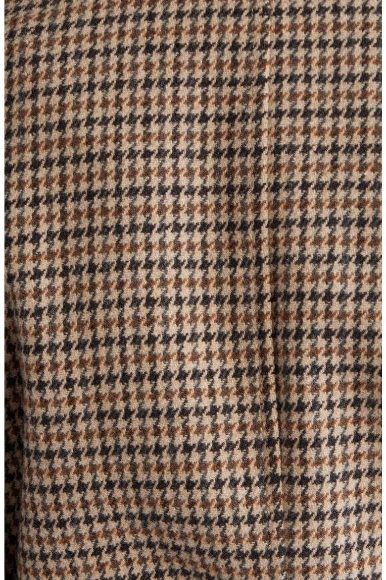 Belted Trench Coat, Alternate, color, BROWN/ BLACK HOUNDS