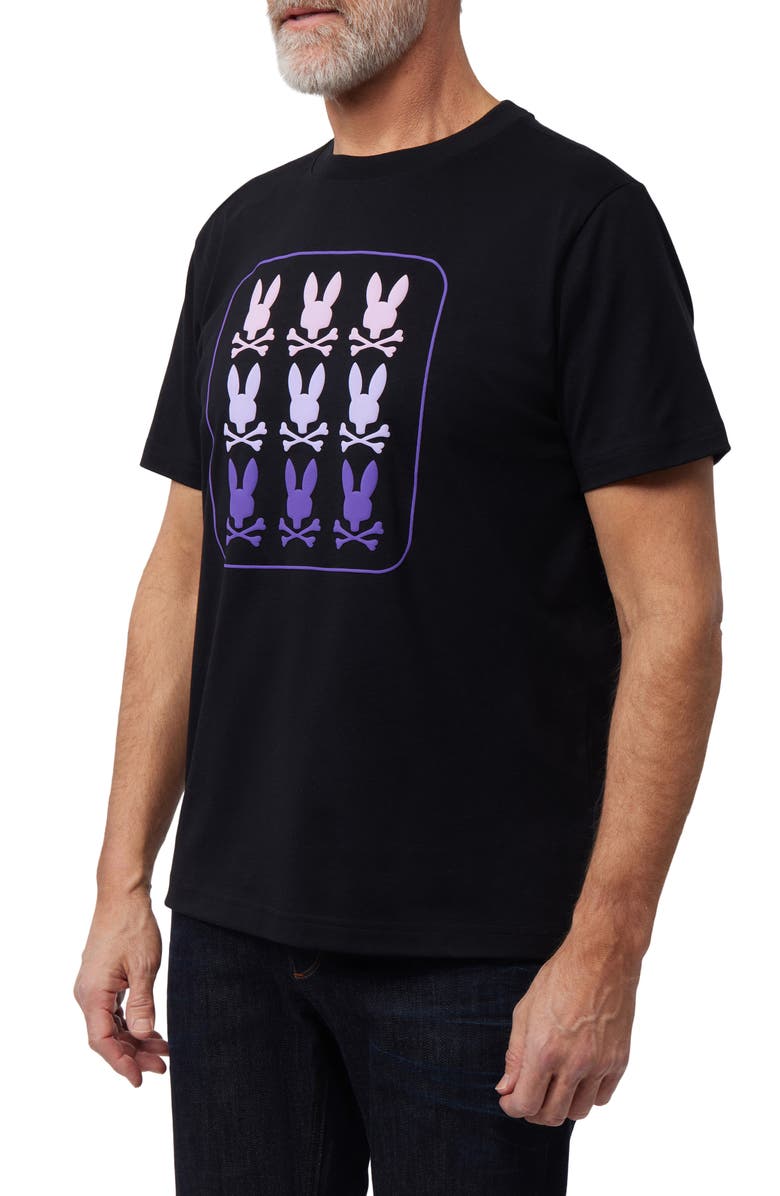 Psycho Bunny Barker Graphic T-Shirt, Alternate, color, 