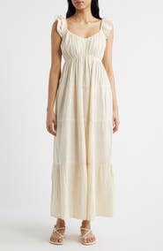 CITY BLUES Empire Waist Maxi Dress