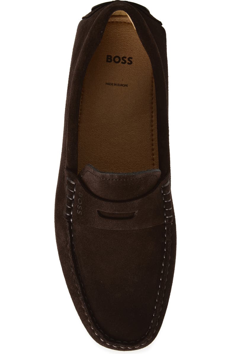 BOSS Noel Penny Loafer, Alternate, color, Dark Brown