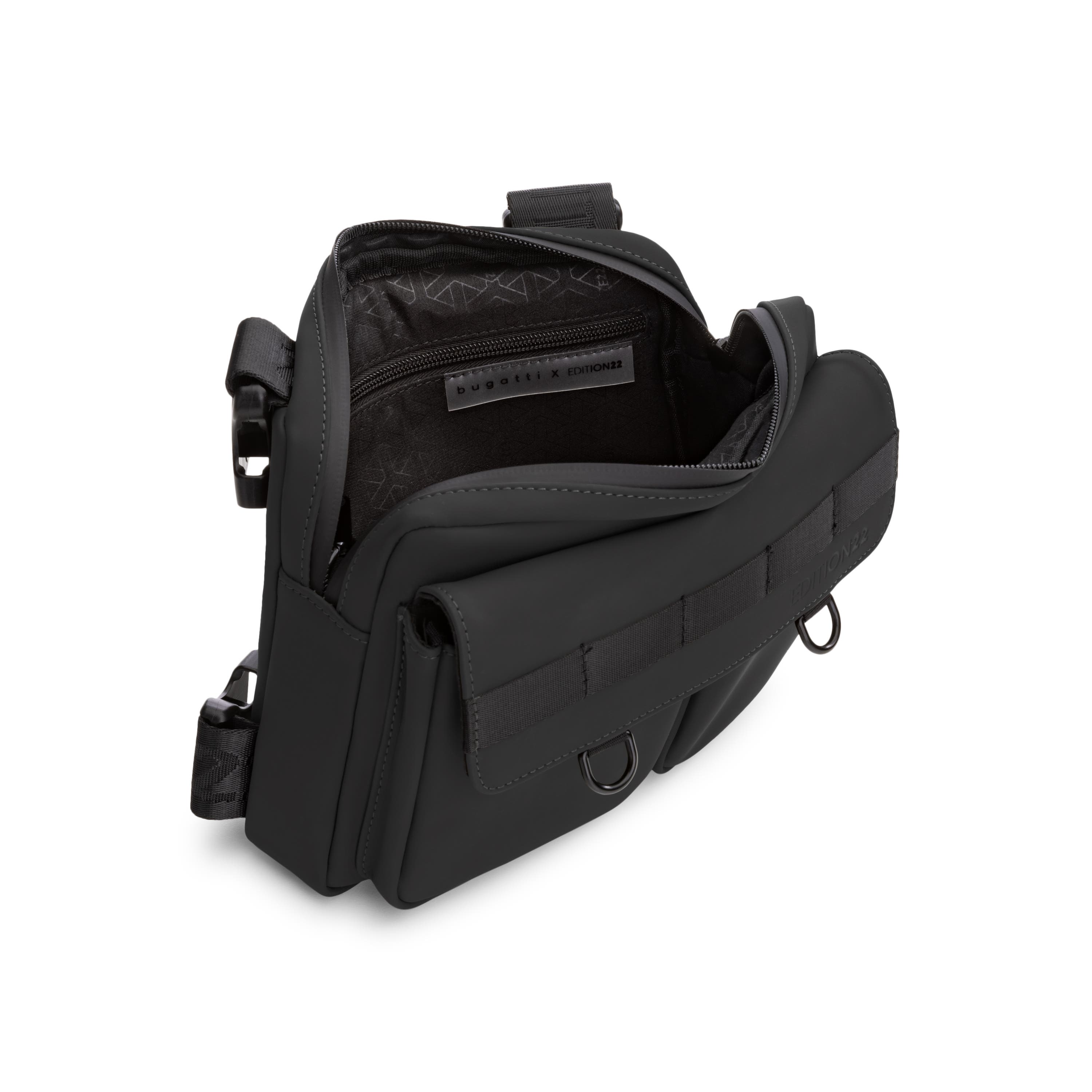 Edition22 Lockpoint Frontal Sling Bag, Alternate, color, Black