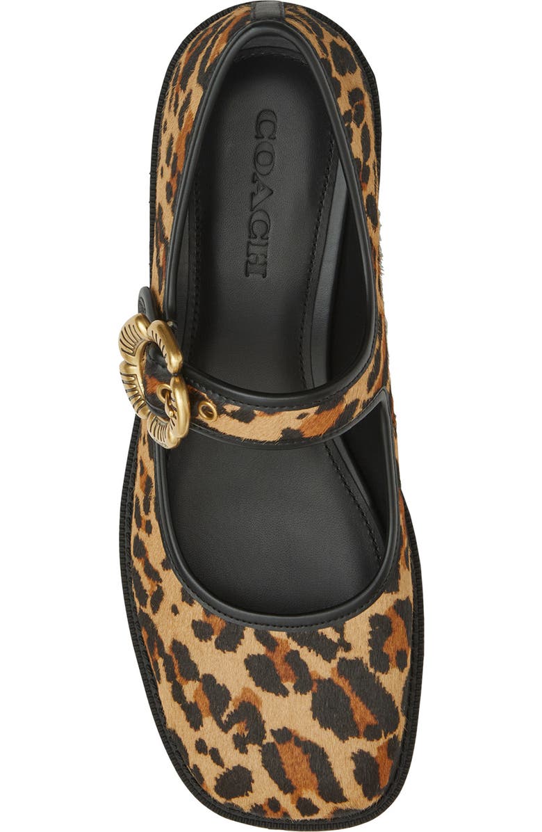 COACH Tea Rose Mary Jane Pump, Alternate, color, Natural Leopard