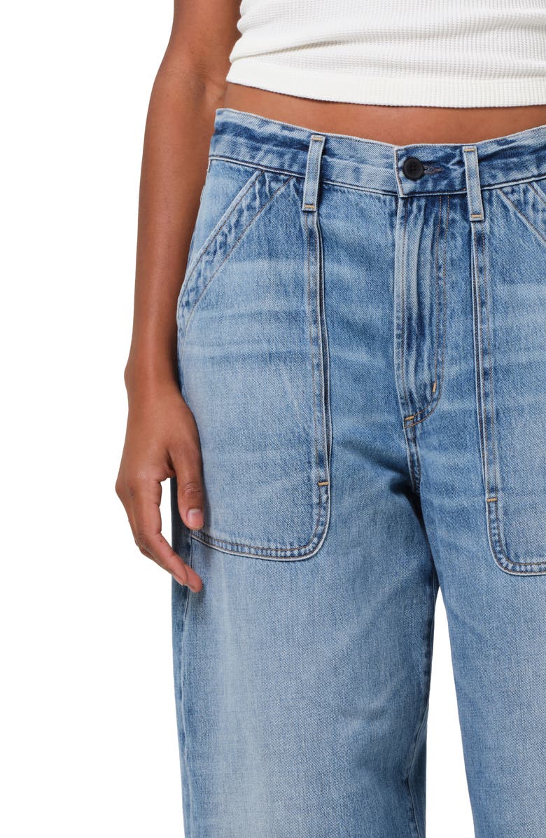 Citizens of Humanity Ayla High Waist Baggy Wide Leg Utility Jeans, Alternate, color, Zenith