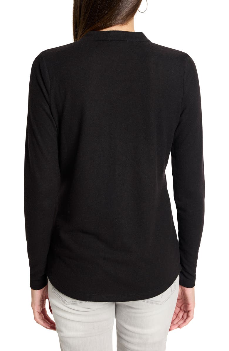 NZT by NIC+ZOE Cozy Long Sleeve Henley, Alternate, color, 