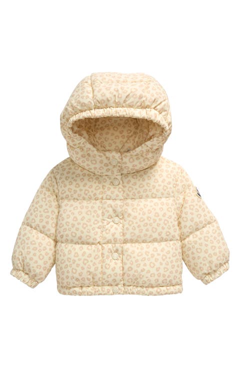 Kids' Tessa Leopard Print Down Puffer Jacket (Baby & Toddler)