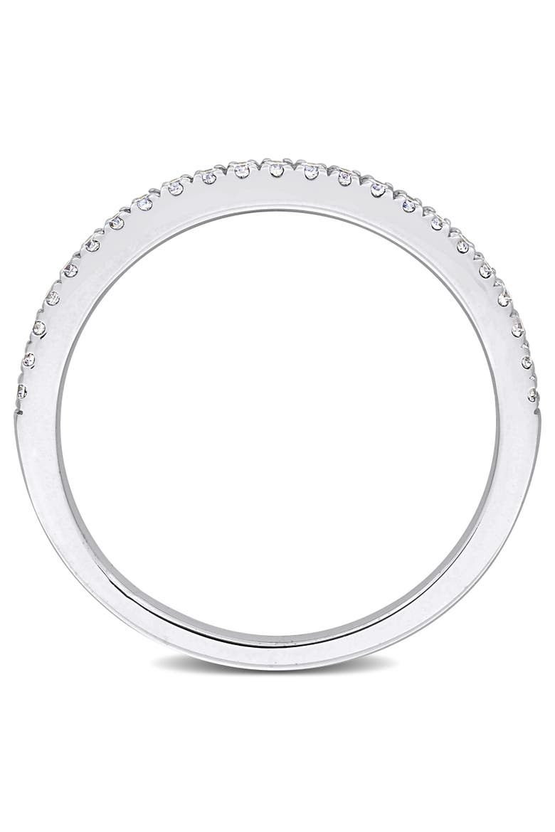 Lab Grown Diamond Anniversary Ring 14k, Alternate, color, White Gold