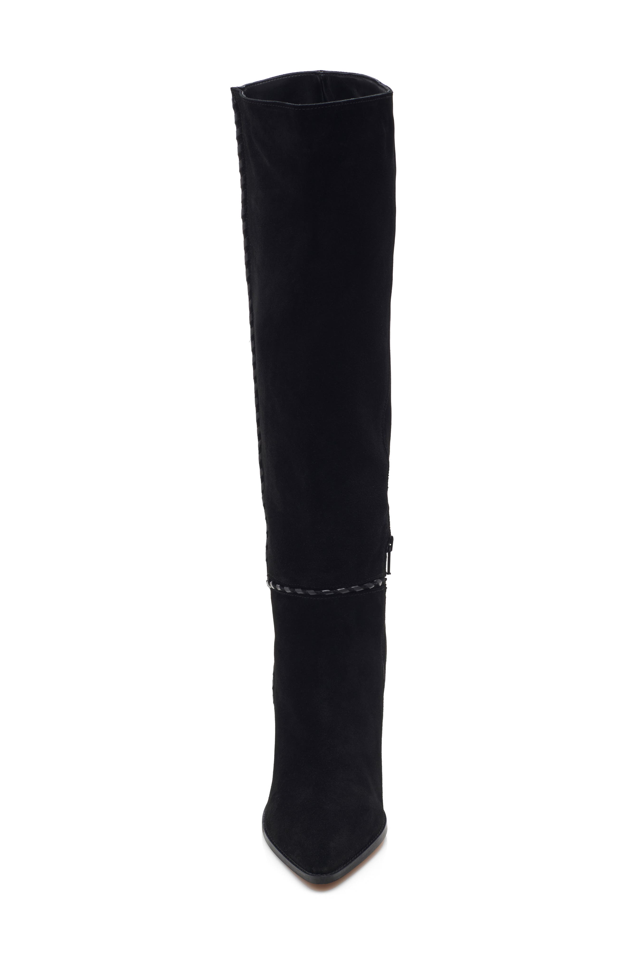 Riley Knee High Boot, Alternate, color, BLACK