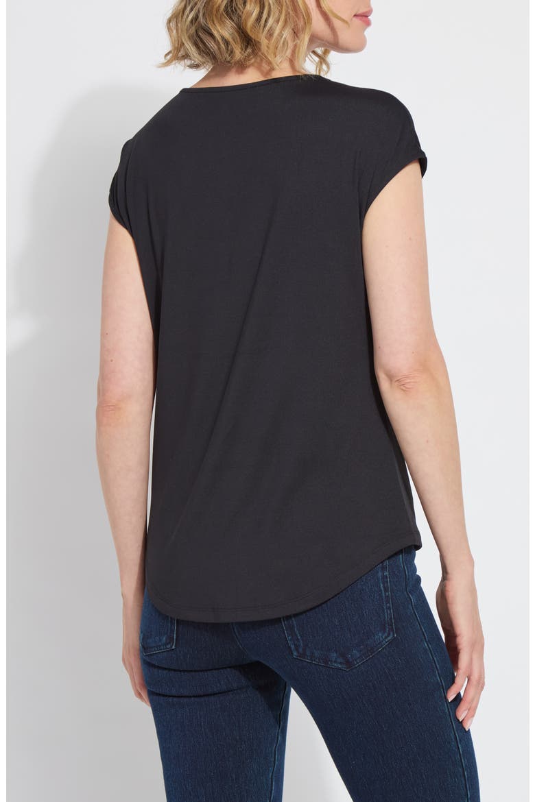 'Lyssentials T-Shirt, Alternate, color, BLACK