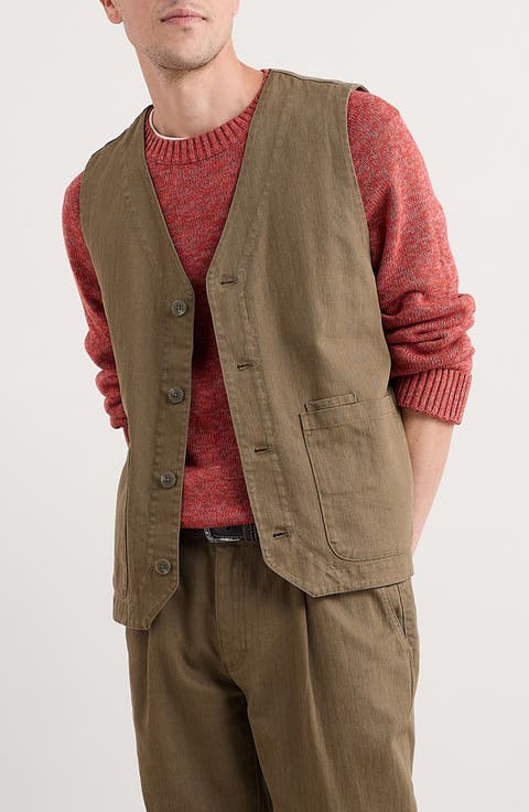 Tollgate Linen & Organic Cotton Vest