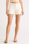Vigoss Mid Rise Cuffed Denim Shorts