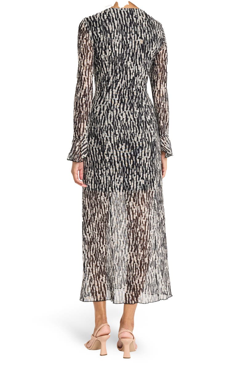 Donna Morgan Long Sleeve Midi Sheath Dress, Alternate, color, 