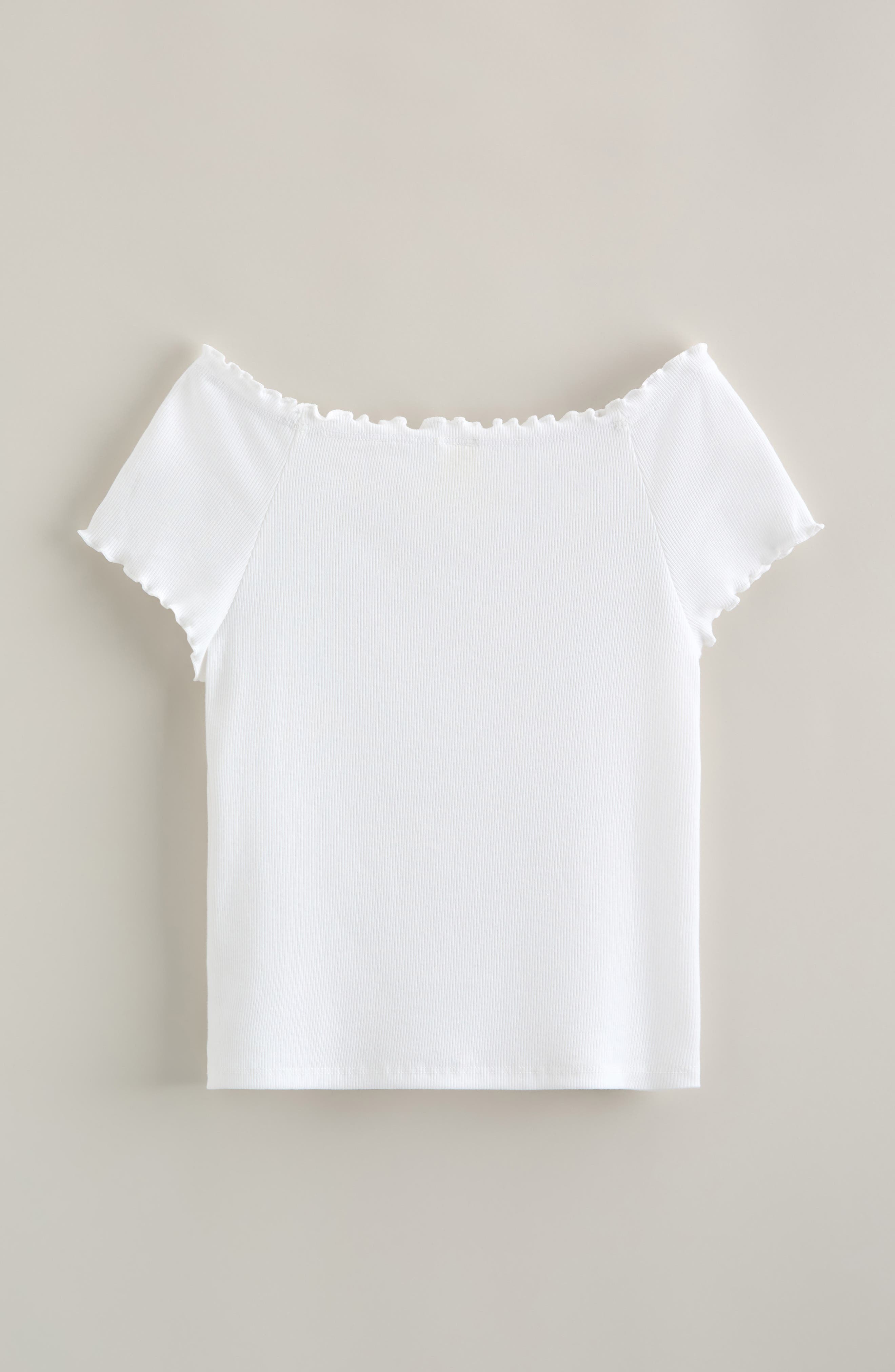 Treasure & Bond Kids' Lettuce Edge Rib T-Shirt | Nordstromrack
