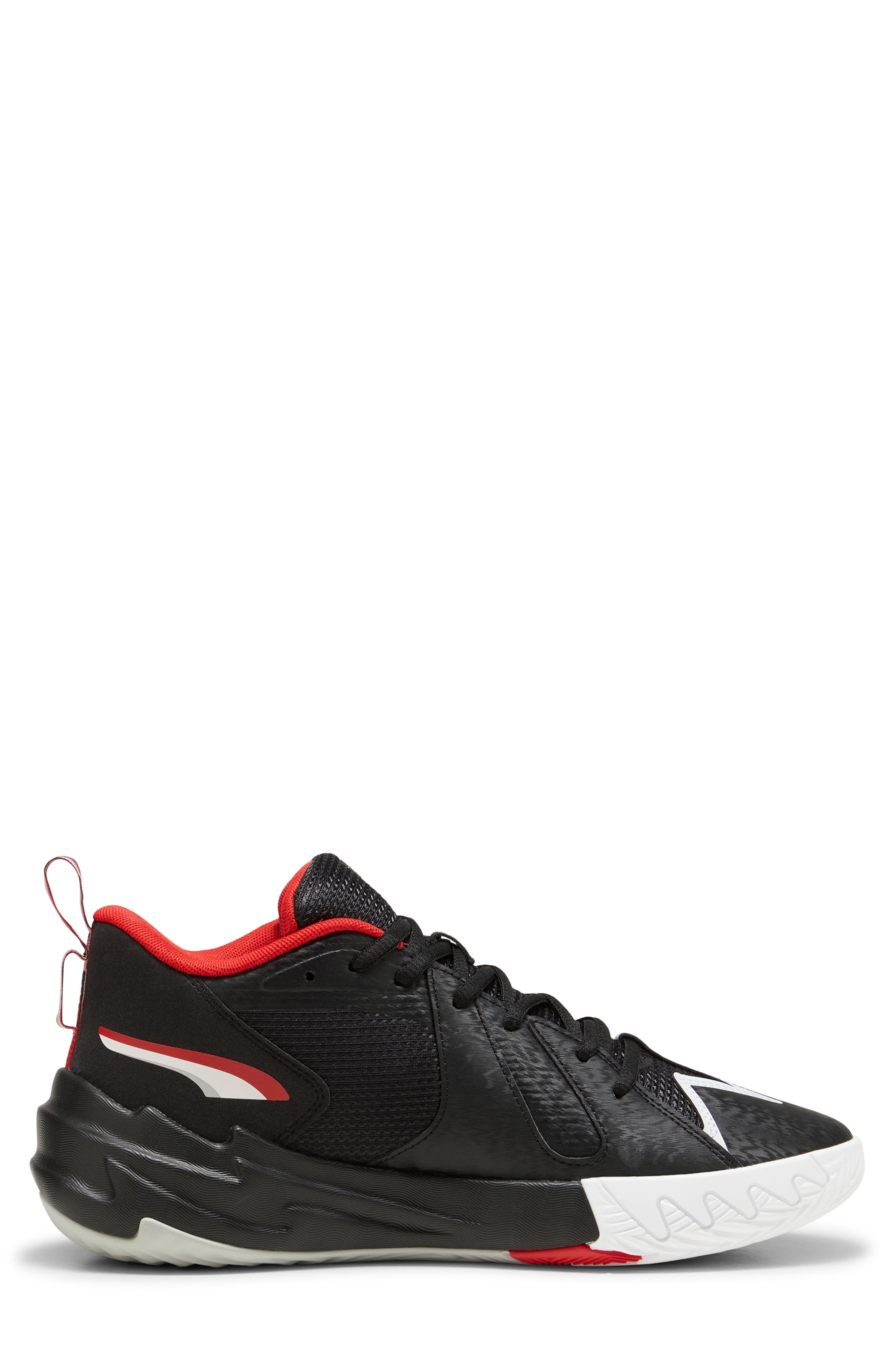 PUMA Scoot Zeros II NXTPRO Hoops Basketball Shoe, Alternate, color, Puma Black/ For All Time Red