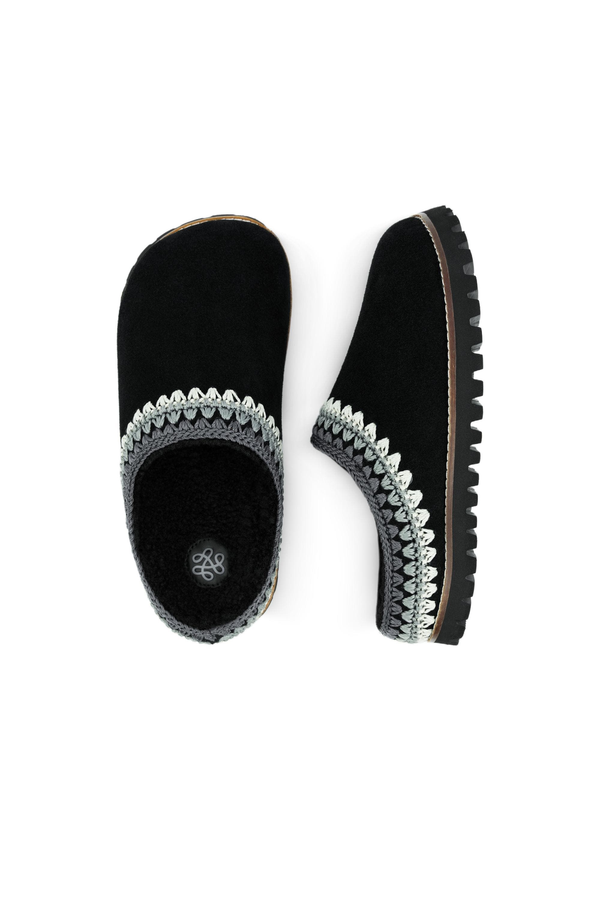 The Sak Bolinas Everyday Clog, Alternate, color, Black Shearling