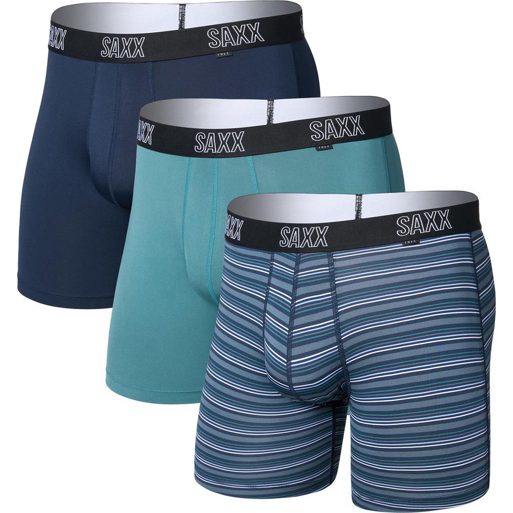 Saxx 3-pack Boxer Briefs In Multi