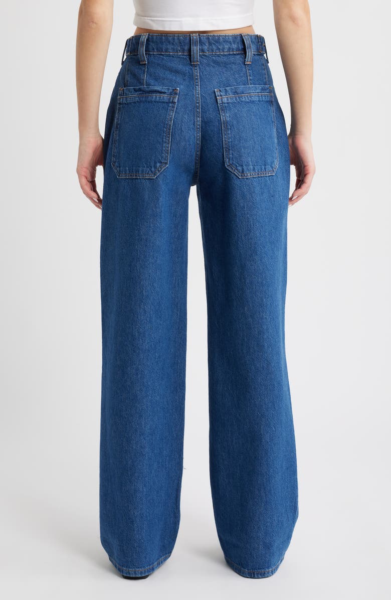 Free People We the Free Palmer Cuffed Baggy Jeans, Alternate, color, Tunnel Vision