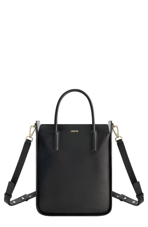 Structured Tote Bag with Zip Closure
