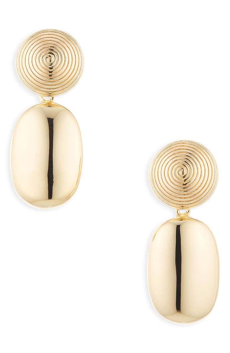 Lié Studio The Carla Drop Earrings, Main, color, Gold