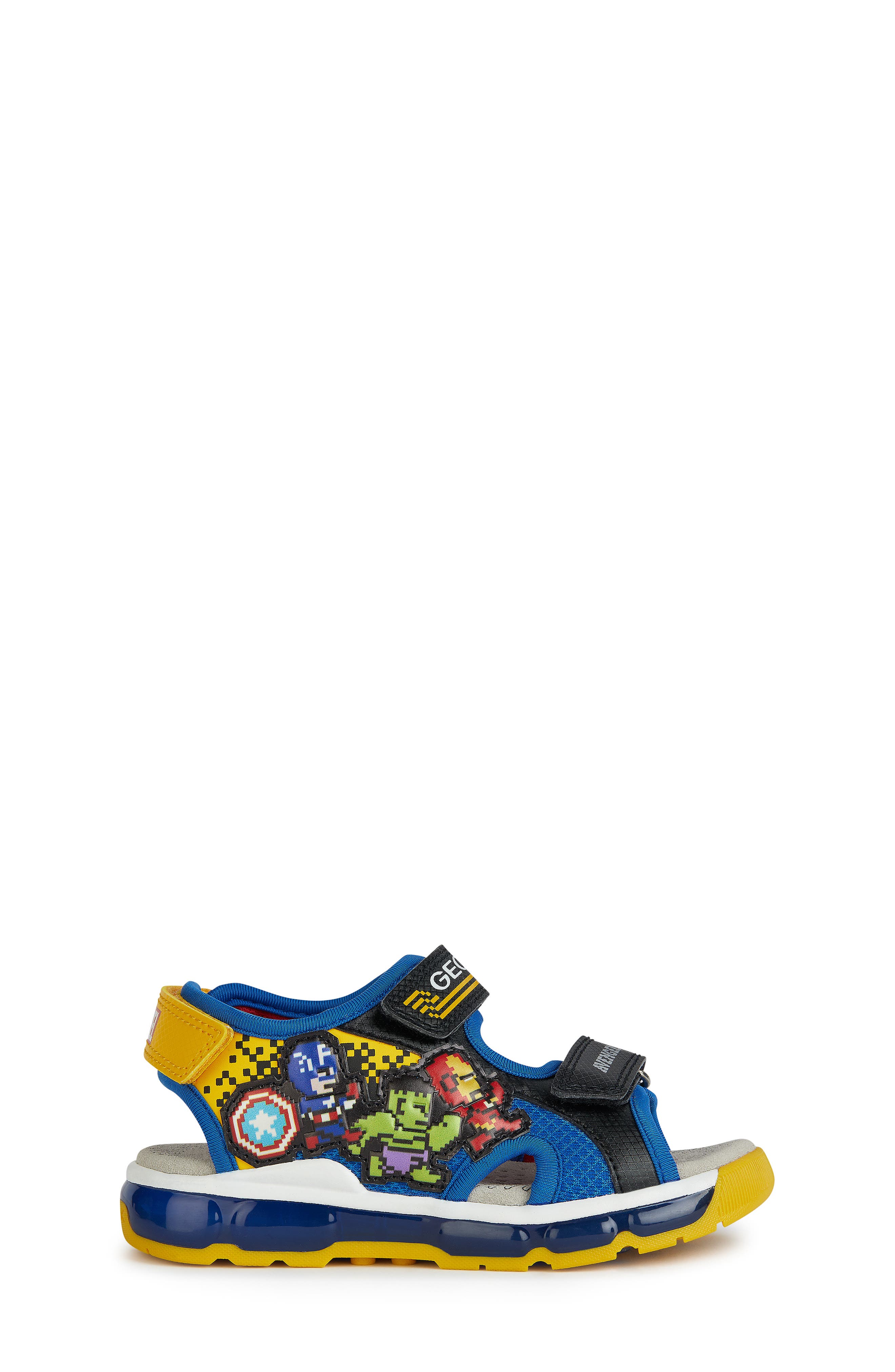 Geox x Marvel Kids' Android Sandal, Alternate, color, 
