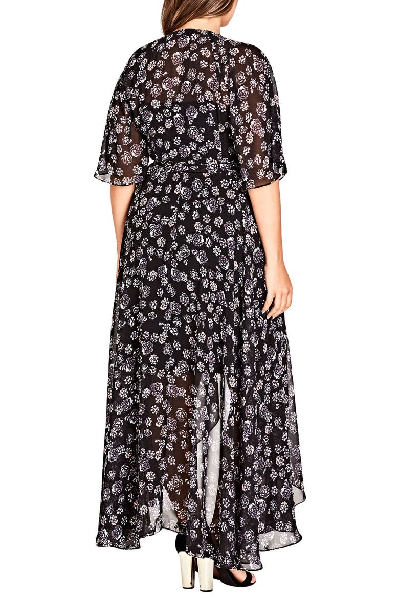Mini Flower Maxi Dress, Alternate, color, MINI FLOWER POWER