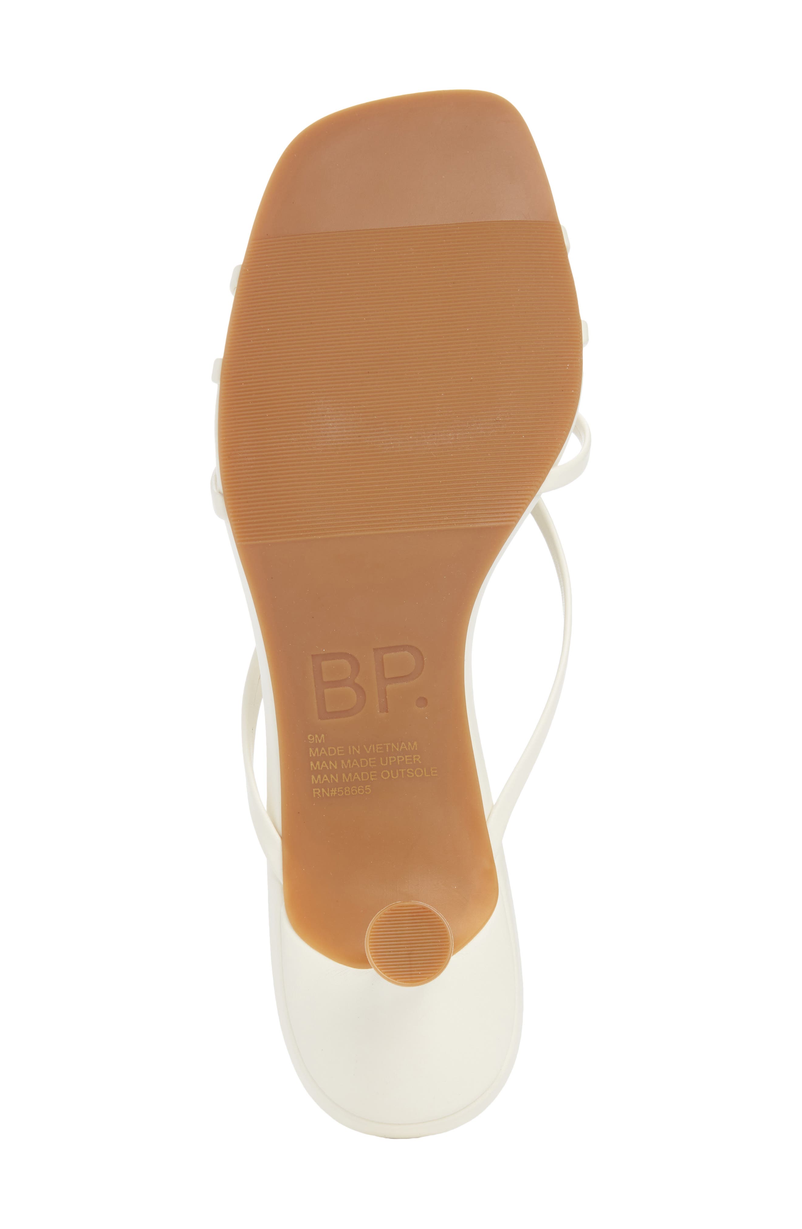 BP. Bliss Kitten Heel Slide Sandal, Alternate, color, White Blanc