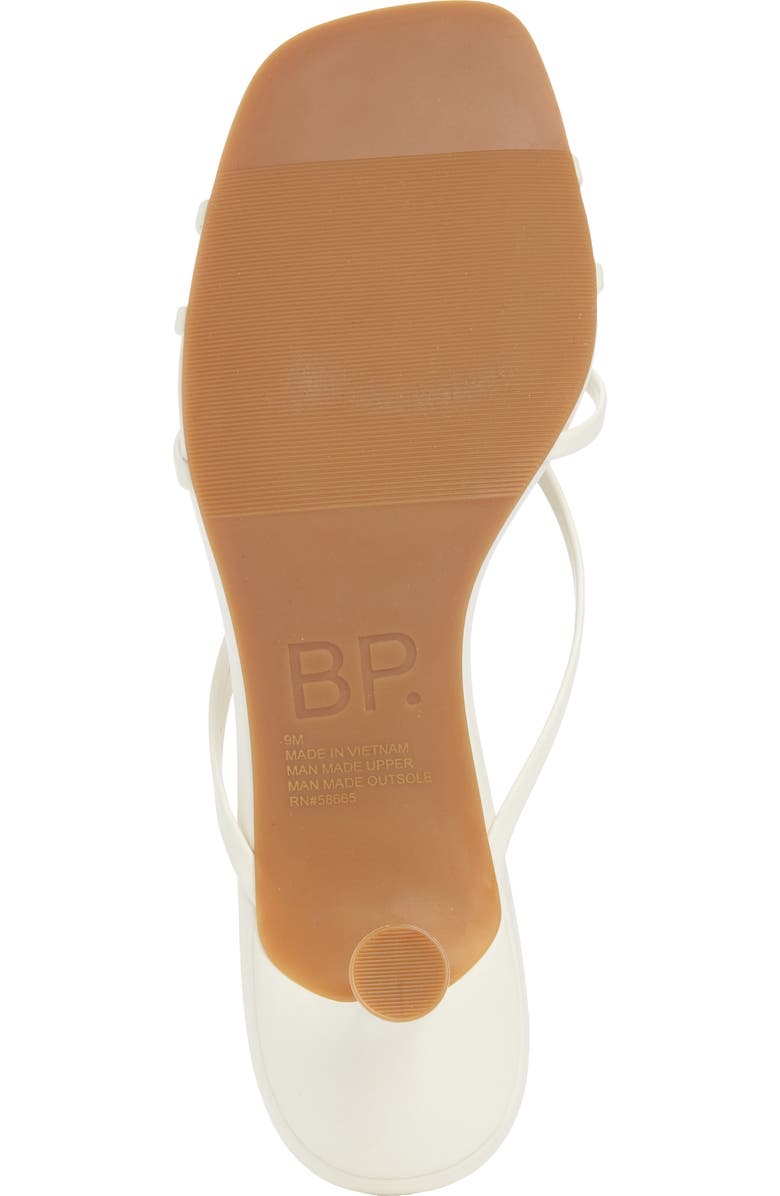 BP. Bliss Kitten Heel Slide Sandal, Alternate, color, White Blanc