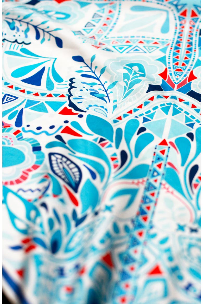Silk Scarf Of The Ocean, Alternate, color, Blue