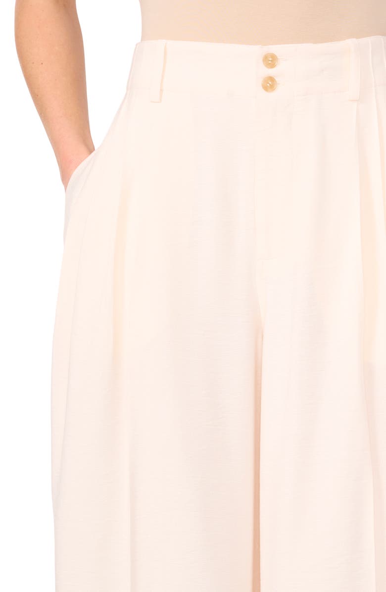 CeCe Pleated High Waist Wide Leg Pants, Alternate, color, 